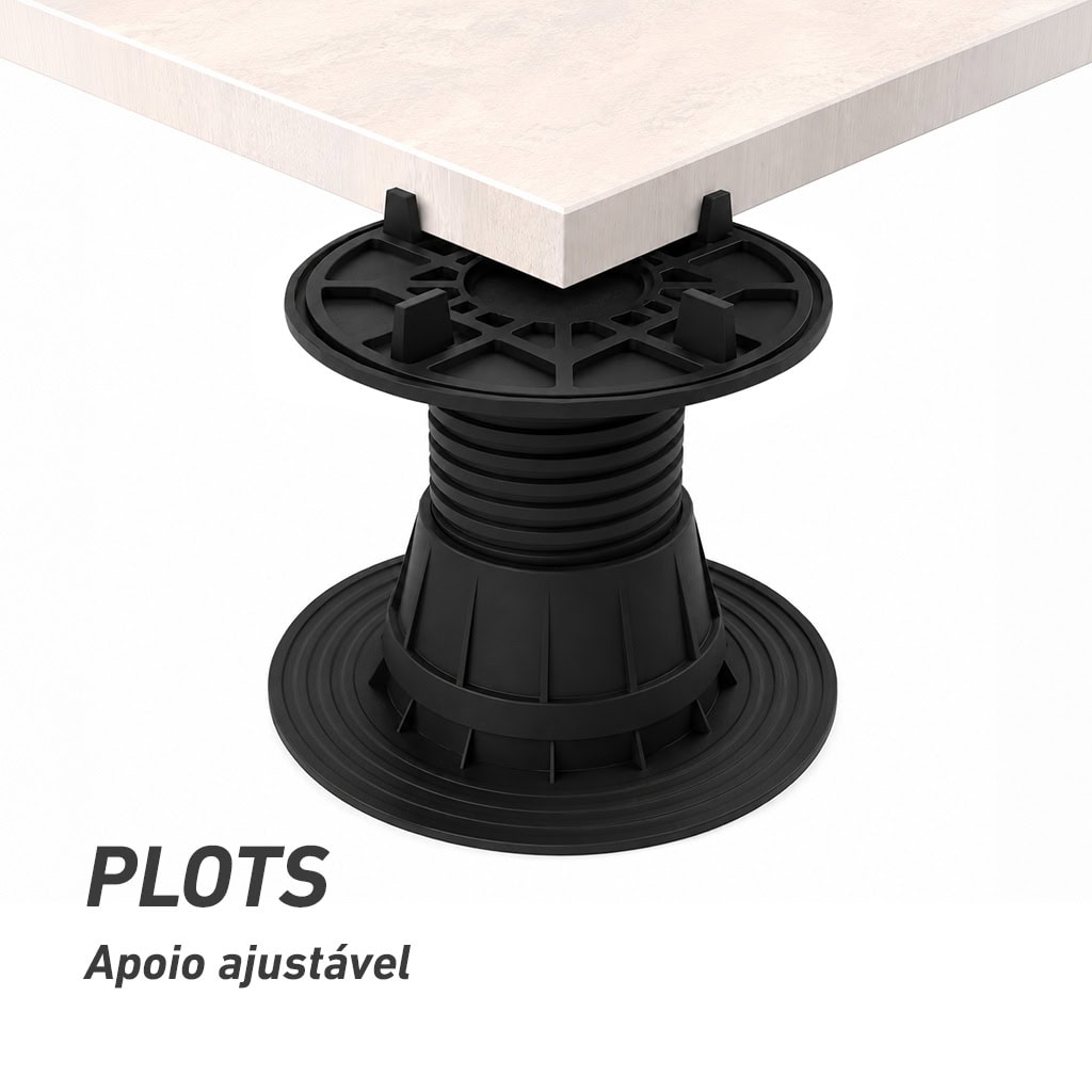 Plots apoio ajustável