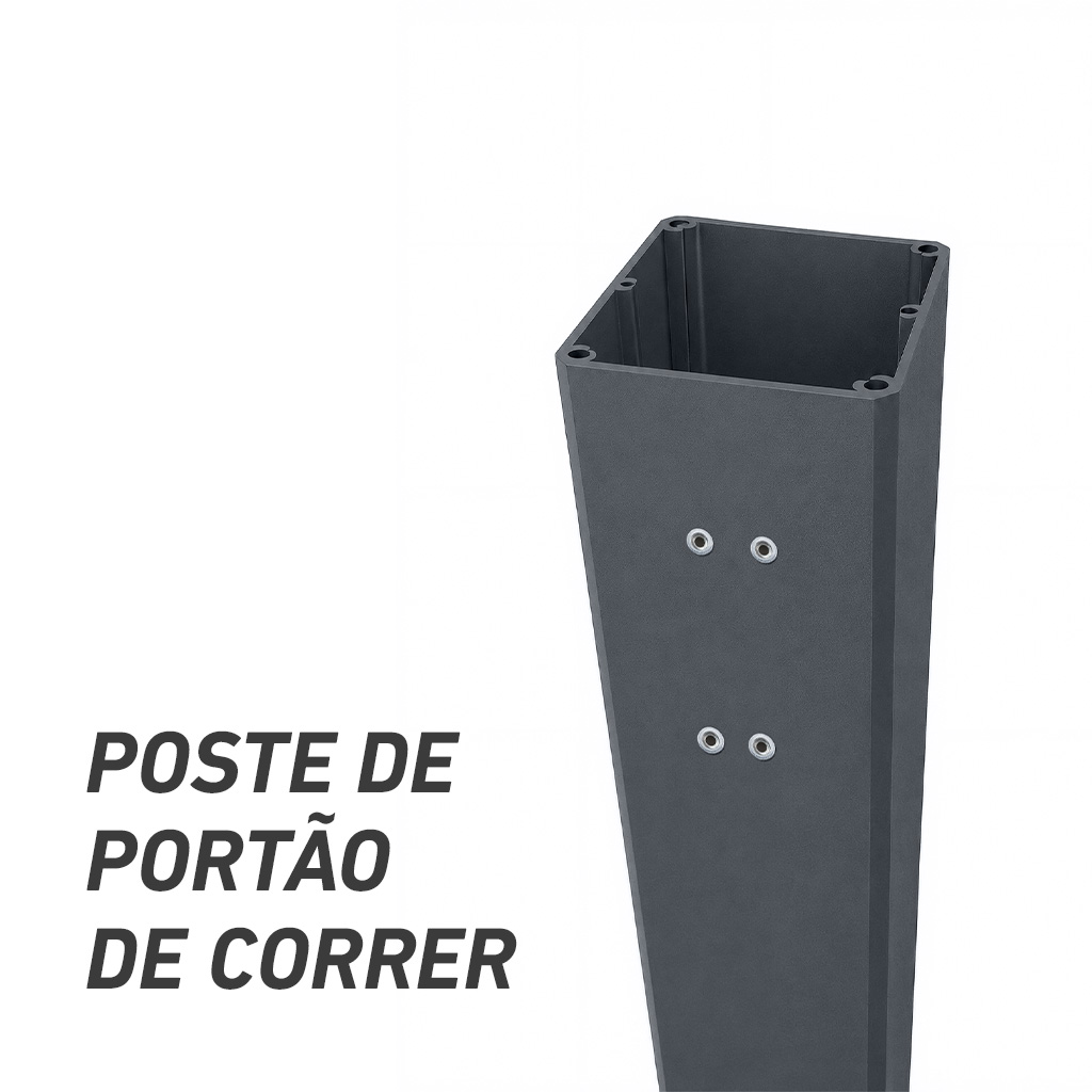 POSTE PARA PORTÃO DE CORRER